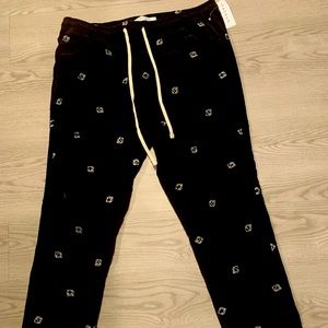 Brand new Pacsun Corduroy Pants With Dice Embroidery Never worn with tag